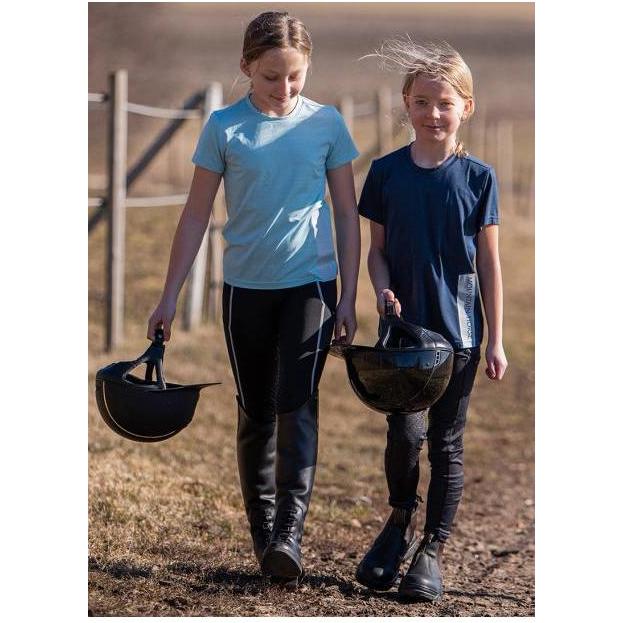 Mountain Horse Junior Umi Tech Tee 045130400ag - Navy